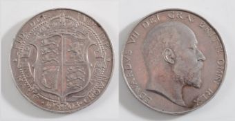 An Edward VII half crown 1903:.