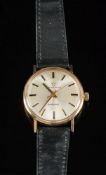 Eterna-Matic. A gentleman's 9ct gold wri