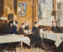 * John Yardley [b.1933]-  Lunch at The C