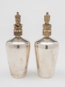 A pair of Elizabeth II silver commemorat