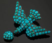A late 19th Century gold and turquoise m