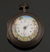 J. Barber, Winster, a silver pair-cased