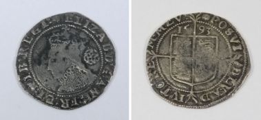 An Elizabeth I silver sixpence: fifth is
