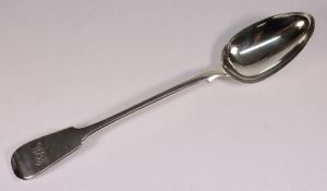 A Victorian silver fiddle pattern bastin
