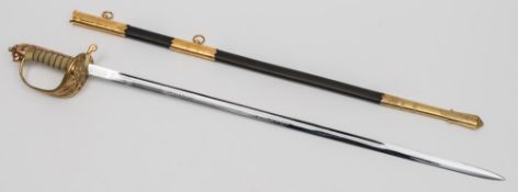 An Elizabeth II Royal Naval dress sword by Wilkinson, London:,