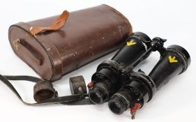 A pair of War Department issue 7 x 50 binoculars by Barr and Stroud, London:,