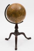 An 19th century 'New Terrestrial Globe' by  Woodward , London 1845:,