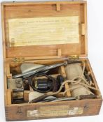 A Walker's 'Excelsior' IV log in fitted pine case:, non-electric type Admiralty pattern  3341,
