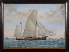 English School-
Ship Portrait; The Stroud Packet, Gloucester.