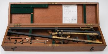 A brass and lacquer draughtsman's pantograph by Stanley,London:, signed as per title,