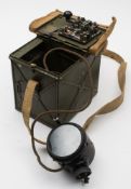 A WWII period daylight short range signal lamp:,