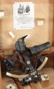 A 7 1/2 inch radius vernier sextant by Cooke & Son Ltd, Hull:,
