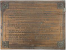 A Victorian bronze commemorative plaque for Herbert Marsden Lanyon, Midshipman RN:,  ' ...
