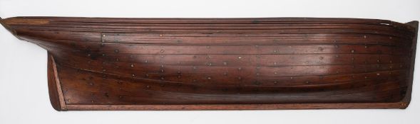 A 19th century half block model of the Brixham trawler 'Moonstole',