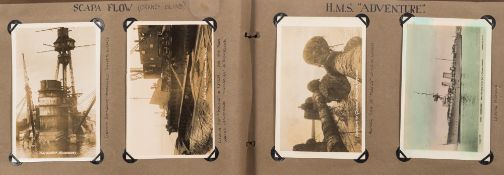 An early 20th century photograph album taken by H A Judkins, Telegraphist RN:,