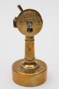 A brass ship's telegraph cigar cutter by Hobbing & Co, Berlin:,