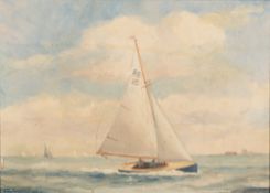* Tom Lewsey [1910-1965]-
Racing out of Royal Burnham Yacht Club:-
a pair,