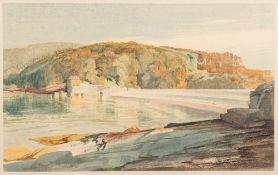 * Charles Knight [1901-1990]- 
Elbury Cove:-
signed
watercolour
30.5 x 49cm.