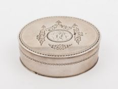 A George III silver nutmeg grater, maker Thomas Phipps & Edward Robinson II,