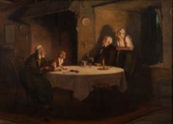 Alexander Rosell [1859-1922]-
A dining room interior; 
grandparents,