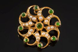 A late 19th century gold,