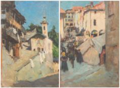 Flora Stark [19/20th Century]-
A North Italian town,