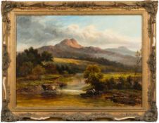 George Turner [1843-1910]-
A highland scene,