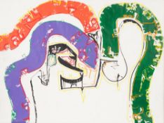 * John Plumb [1927-2008]-
Untitled:- [a version of Lemon Drop 1992,