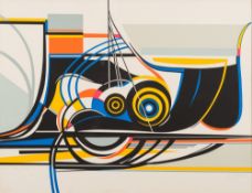 * Georges Csato [1910-1983 Hungarian]-
Untitled composition:-
screenprint
signed in pencil bottom