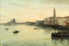 John MacWhirter [1839-1911]-
The Entrance to The Grand Canal,