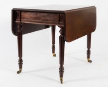 A Regency mahogany Pembroke table in the manner of Gillows:,