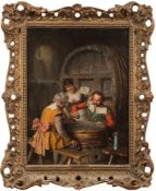 Alois Binder [1857-1933]-
'A roll of the dice',