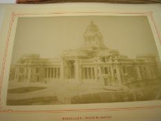 ROME : photograph album with 30 albumen prints, oblong 8vo, org. cloth.