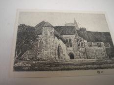 GRIGGS, F.L - Modern Masters of Etching : 12 plates, org. boards, oblong 4to, Studio, 1926.