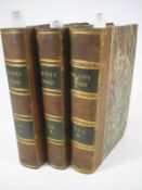 DE FOE, Daniel - Works,: ed. William Hazlitt, portrait, 3 vols., hf. cf., 4to., cover of Vol.