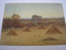 OYSTON, George : [1861-1937] original watercolour, with six photogravures signed by the artist.
