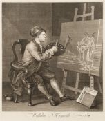 HOGARTH, William - The Original Works : Frontis, 85 copper engraved plates + one extra, cont.
