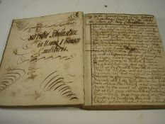 MANUSCRIPT SCHOOL EXERCISE/COPY BOOK : belonging to John Benson,