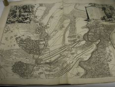 BLENHEIM : two large plans showing the battle at Blenheim, c1700s.