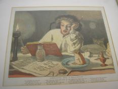 SMALLFIELD, Frederick : [after], [1829-1915) - Preparing for a Nightmare, coloured lithograph,
