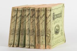 ELIOT, George - Middlemarch : EIGHT PARTS IN ORIGINAL WRAPPERS, lacking rear wrapper in Book two,