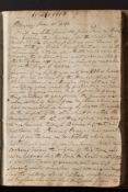 WATERLOO MANUSCRIPT : The battle that saved Europe - 29 pages in the legible hand of Robert Batty,