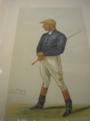VANITY FAIR JOCKEYS - 4 coloured prints,: c. 1880's.