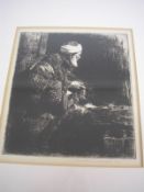 MENPES, Mortimer Luddington : [1855-1938]- An Old Arab:-
etching,