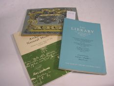 Bibliographical Society - The Library,: 64 parts (not a run), mainly 6th and 7th series, org.