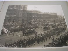 ROYALTY  PHOTOGRAPHS : The Coronation Procession of His Majesty King Edward VII - 19 original