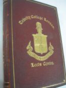 BINDINGS : various 18/19th century leather bound volumes in variable condition,