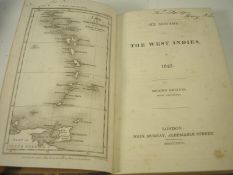 COLERIDGE, Henry Nelson - Six Months in the West Indies, in 1825 : frontis map, cont.