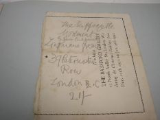 An Autograph Book dating from the 1920's/30's: containing theatrical and sporting signatures,