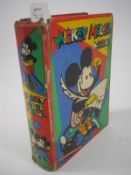 MICKEY MOUSE : Annual - org. pictorial boards torn on the spine, 1930.